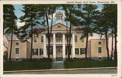 Carroll County Court House Postcard