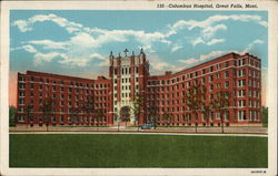 Columbus Hospital Great Falls, MT Postcard Postcard Postcard