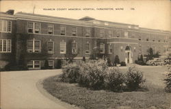 Franklin County Memorial Hospital Farmington, ME Postcard Postcard Postcard