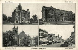 Scenes from Shelbyville Postcard