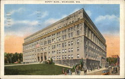 Safety Building Milwaukee, WI Postcard Postcard Postcard