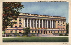 State Historical Library Postcard