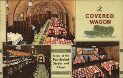 Covered Wagon Restaurant Postcard