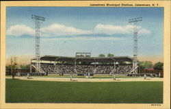 Jamestown Municipal Stadium Postcard