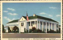Edwards Brothers Colonial Mortuary Postcard