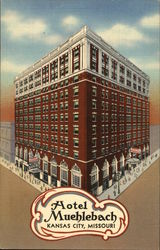 Hotel Muehlebach Kansas City, MO Postcard Postcard Postcard