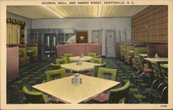 Colonial Grill Fayetteville, NC Postcard Postcard Postcard