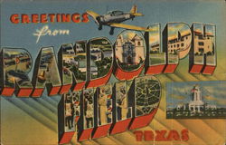 Greetings from Randolph Field Universal City, TX Postcard Postcard Postcard