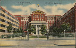 New Haven Hospital Connecticut Postcard Postcard Postcard