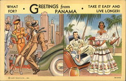 Greetings from Panama Postcard Postcard Postcard