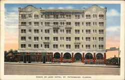 Ponce de Leon Hotel St. Petersburg, FL Postcard Postcard Postcard