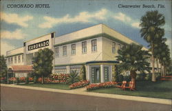 View of Coronado Hotel Clearwater Beach, FL Postcard Postcard Postcard