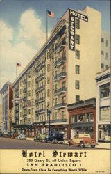 Hotel Stewart San Francisco, CA Postcard Postcard Postcard