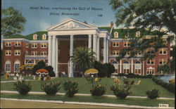 Hotel Biloxi, Overlooking the Gulf of Mexico Postcard