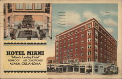 Hotel Miami Oklahoma Postcard Postcard Postcard