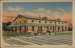View of Recreation Center Postcard