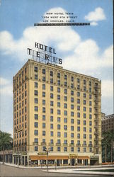 New Hotel Teris, 1254 West 6th Street Postcard