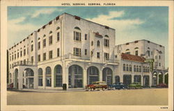 Hotel Sebring Florida Postcard Postcard Postcard