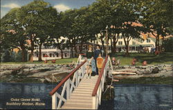 Oake Grove Hotel Boothbay Harbor, ME Postcard Postcard Postcard