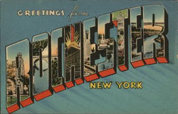 Greetings from Rochester Postcard