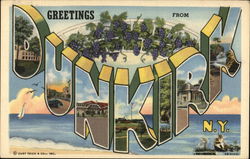 Greetings from Dunkirk New York Postcard Postcard Postcard