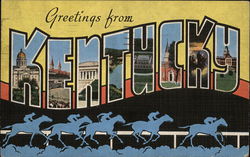 Greetings From Kentucky Postcard Postcard 