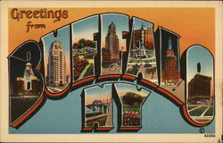 Greetings From Buffalo NY New York Postcard Postcard Postcard