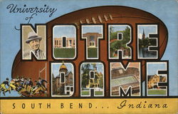 University of Notre Dame Postcard