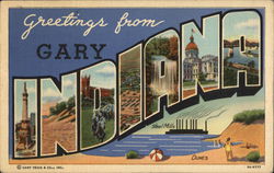 Greetings From Gary Indiana Postcard