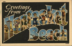 Greetings from Nantasket Beach Hull, MA Postcard Postcard Postcard