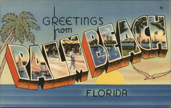 Greetings from Palm Beach, Florida Postcard Postcard Postcard