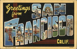 Greetings from San Francisco Postcard