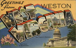 Greetings from Weston Postcard