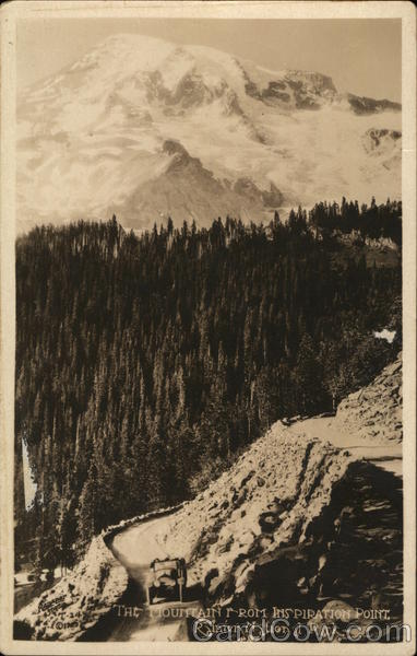 Mount Rainier from Inspiration Point Mount Rainier National Park