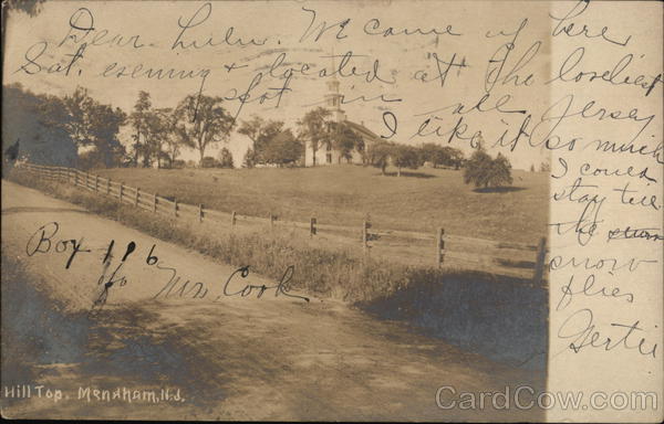 Hill Top Mendham New Jersey