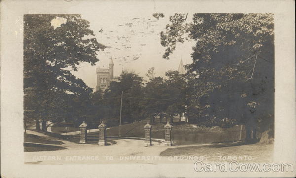 Eastern Entrance to University Grounds Toronto Canada
