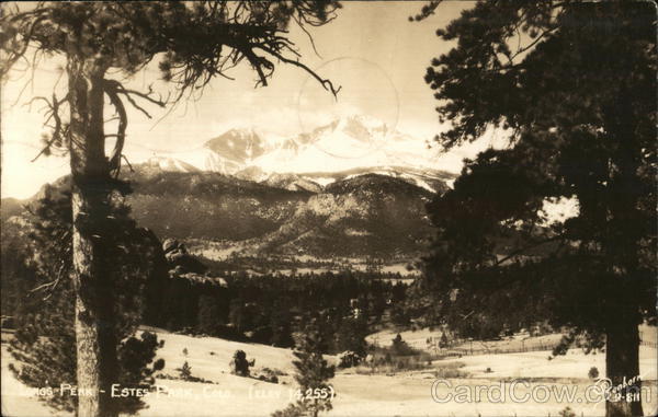 View of Long's Peak Estes Park Colorado