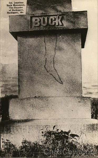 Colonel Jonathan Buck Monument Bucksport Maine