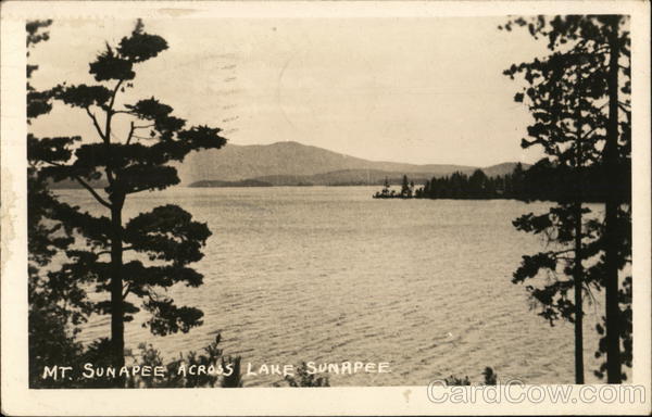 Mt. Sunapee Across Lake Sunapee New Hampshire