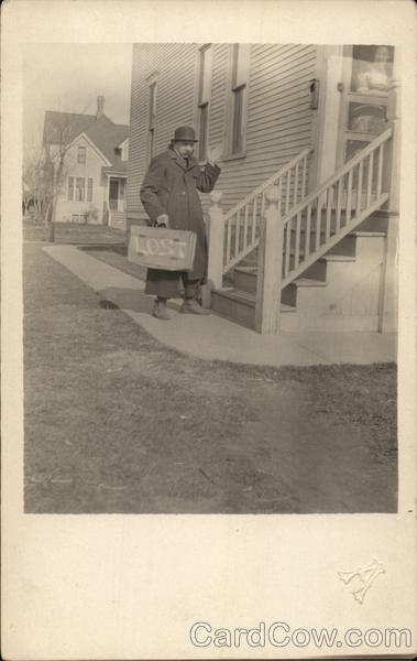 Man with Lost Suitcase Comic, Funny