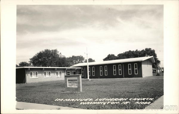 Immanuel Lutheran Church Washington Iowa