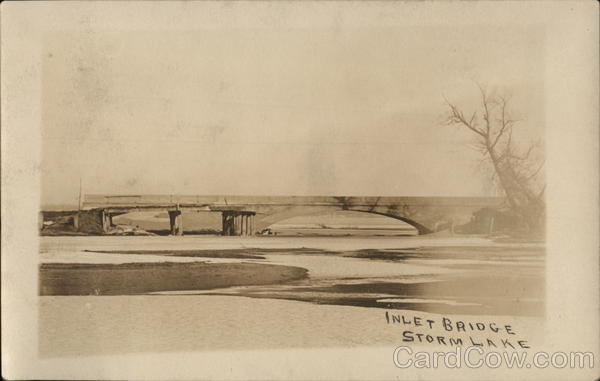 Inlet Bridge Storm Lake Iowa