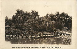 Japanese Garden, Clemson Park Postcard