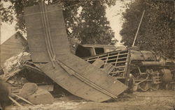 Train Wreck Postcard