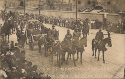 View of Memorial Procession, May 11, 1914 View of Memorial Procession, May 11, 1914