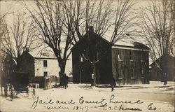 Jail and Court House Postcard