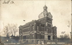 Court House Winchester, IL Postcard Postcard Postcard