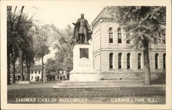 Thomas Carlin Monument Postcard