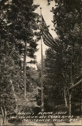 Welch's Alpine Lodge on Van Vliet and Crab Lakes Postcard