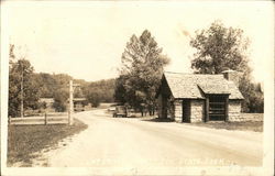 Entrance, Turkey Run State Park Postcard